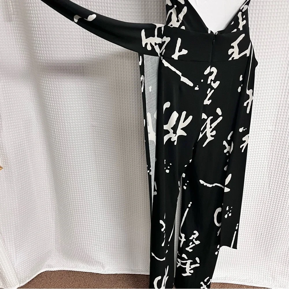 Cache ladies Black and White Jumpsuit size small - Picture 7 of 9